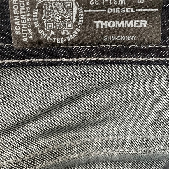 Diesel Thommer 084HN Slim-Straight Stretch - 31x32 - Picture 3 of 6